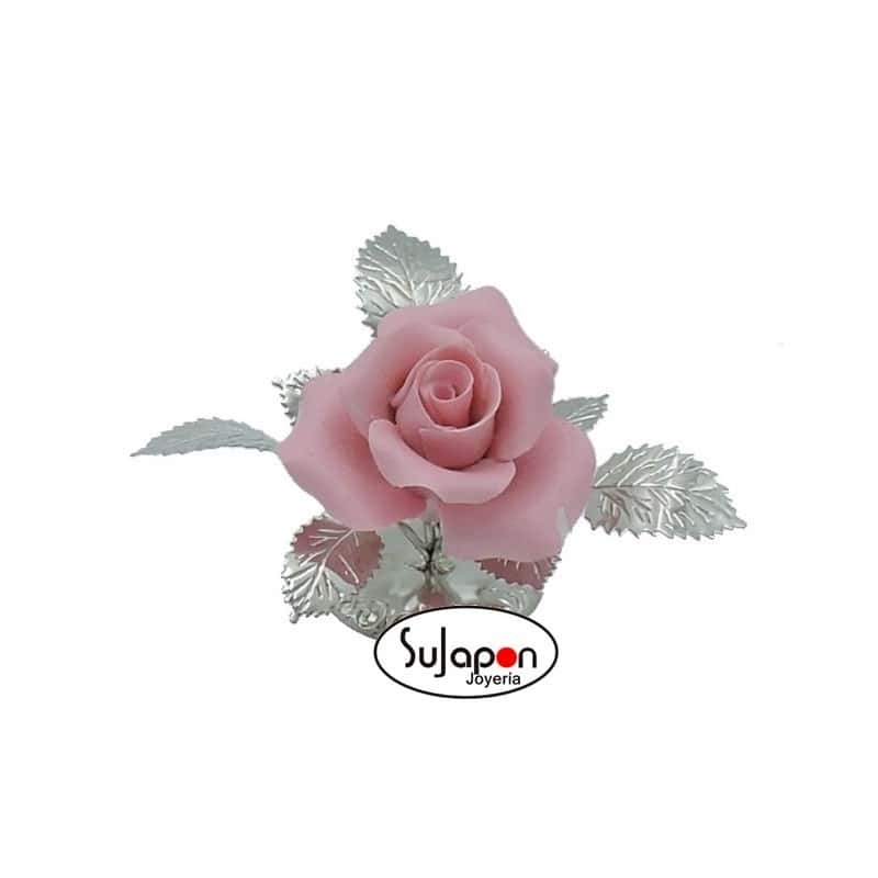 Figura Rosa Rosa de 7 cm. alto