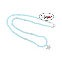 Gargantilla Liska con colgante estrella en plata
