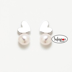 PENDIENTES AGATHA, TUYYO CORAZÓN-PERLA LEONOR