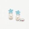 PENDIENTES AGATHA, TUYYO NUBE AZUL-PERLA