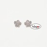 PENDIENTES FLOR  STARLIGHT ROSA CLARO DE AGATHA
