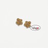 PENDIENTES FLOR  STARLIGHT CITRINE DE AGATHA