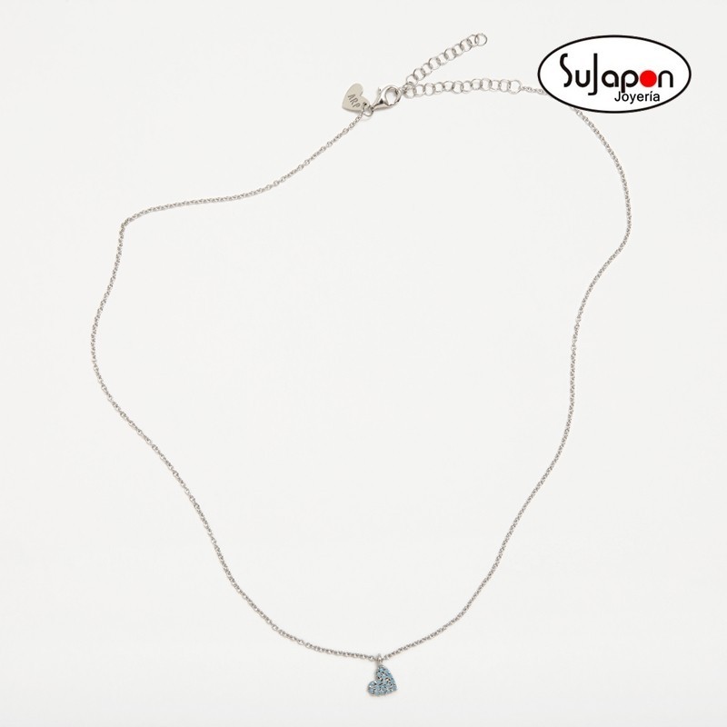 GARGANTILLA CORAZÓN STARLIGHT TURQUESA DE AGATHA