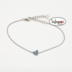 PULSERA CORAZÓN STARLIGHT TURQUESA DE AGATHA