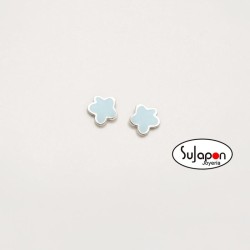 PENDIENTES SUPERAGATHA FLOR CIELO DE AGATHA