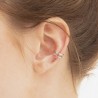 PENDIENTE EAR CUFF CRISTAL ROSA VICTORIA CRUZ