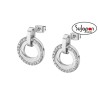 PENDIENTES DE ACERO CON ZIRCONITAS LOTUS STYLE LS2176-4/1