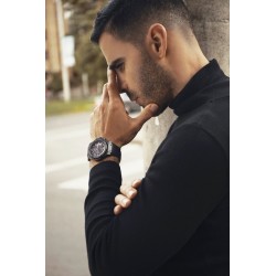 RELOJ TIME FORCE VORTEX NEGRO