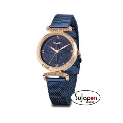 Reloj Duward señora azul con circonitas D25334.85