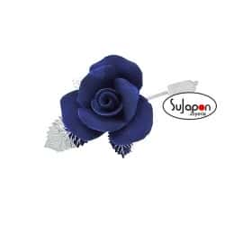 Figura Rosa azul de 10 cm.