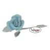 Figura Rosa celeste de 10 cm.