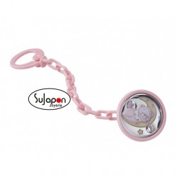 CHUPETERO PLATA OSO LUNA ROSA