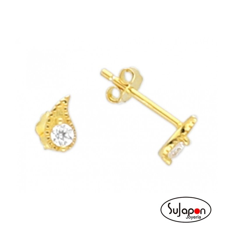 PENDIENTES PLATA CHAPADA LISKA HOJA