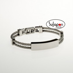 PULSERA HILO DOBLE DE ACERO AVANTY