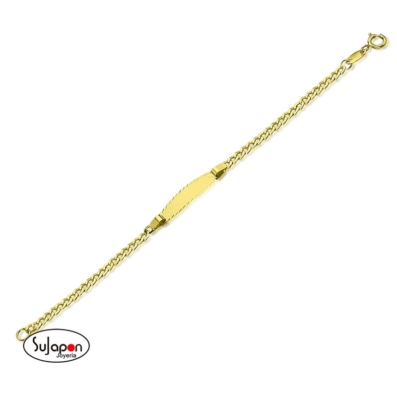 Esclava de oro 18kl bebé 12 CM