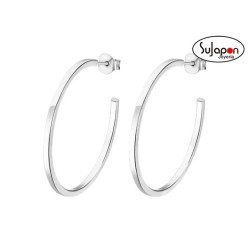 PENDIENTES AROS LOTUS SILVER IT GIRL LP3203-4/3 PLATA