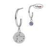 Pendientes aro crystal Piscis DE VICTORIA CRUZ
