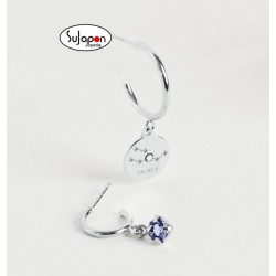 Pendientes aro crystal Tauro DE VICTORIA CRUZ