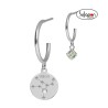 Pendientes aro crystal Virgo DE VICTORIA CRUZ