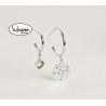 Pendientes aro crystal Virgo DE VICTORIA CRUZ