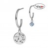 Pendientes aro crystal Libra DE VICTORIA CRUZ