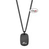 COLLAR LOTUS STYLE LS2257-1/1 ACERO NEGRO, TIPO CHAPA