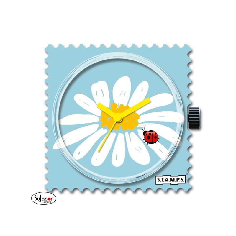 Reloj Stamps con margarita