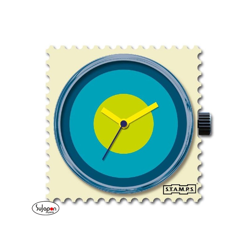 Reloj Stamps Green Target