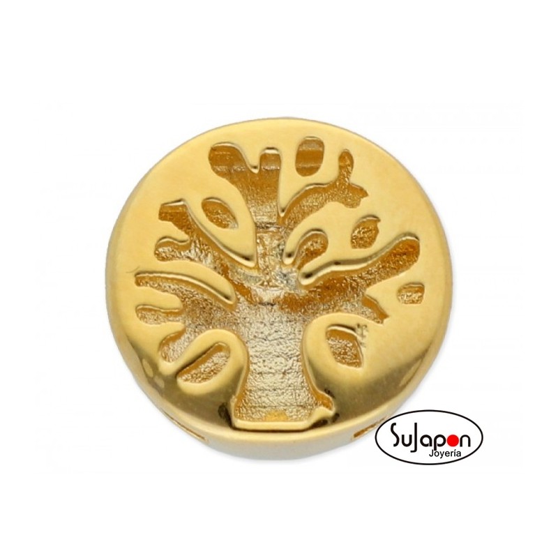 CHARM LISKA REDONDO CON ÁRBOL DE LA VIDA DORADO