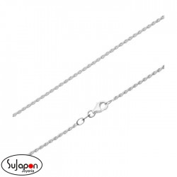 CADENA DE PLATA DE LEY TIPO CORDONCILLO DE 1,65 Y de 40 cm LARGO