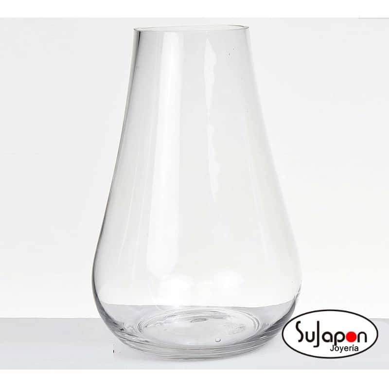 Jarrón cristal Bohemia Uppsala liso de 25cm.