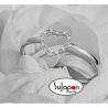 ANILLO ORO BLANCO Y DIAMANTES CORAZÓN LECARRÉ