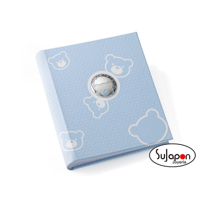 Álbum Infantil azul con ovejitas