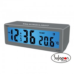 DESPERTADOR DIGITAL PARLANTE SAMI 4 COLORES DISPONIBLES